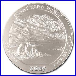 2014-P 5 oz Silver ATB Great Sand Dunes SP-70 NGC (Early Release)