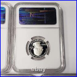 2014 S America The Beautiful Silver Proof Quarters NGC PF70 5 Coin Set VF-ATB79