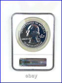 2015 5 oz Silver 25C BLUE RIDGE First Day of Issue MS 69 DPL