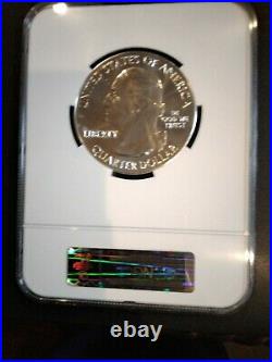 2015 America the Beautiful Saratoga MS67DPL 5 Oz. 999 Silver Coin