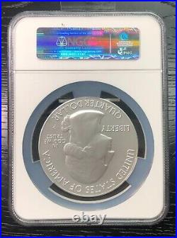 2015-P 25c Silver Homestead 5 oz NGC SP 70 First Day of Issue