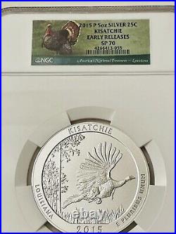 2015-P 5 Oz. Kisatchie SP 70 Early Releases America the Beautiful Silver