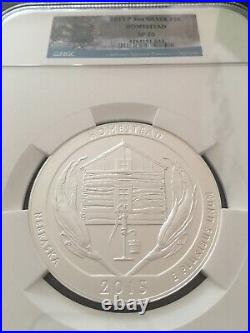 2015-P Homestead ATB 5 oz Silver Coin NGC SP 70