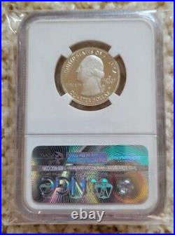 2015 Silver ATB Quarter Proof Set NGC PF70 Ultra Cameo 5 Coin Set
