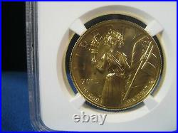 2015 W $100 Gold High Relief Ngc Ms 70 Early Release Real Beauty