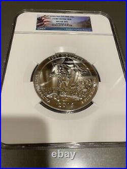 2016 5 Oz Silver 25c Fort Moultrie Ngc Ms 68 Dpl