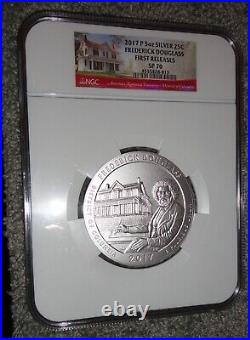 2017 P 5 Oz 25c Frederick Douglass Ngc Sp 70