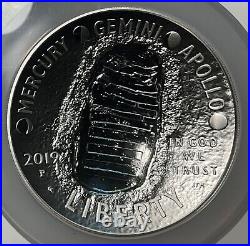 2019 P Apollo 11 Commem 5 oz Proof Silver $1 NGC PF70 FDOI Castle Signature