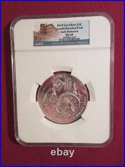 2019 P Lowell Historical Park 5 oz SILVER NGC MS69 EARLY RELEASES