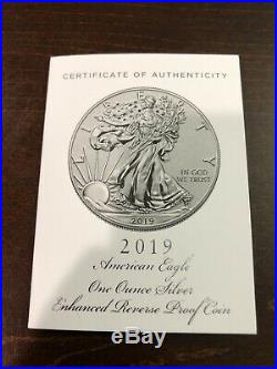 2019 S Silver Eagle Enhanced Reverse Proof NGC PR69-BEAUTIFUL COIN-FREE SHIPPING