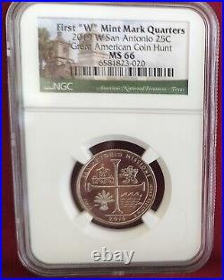 2019 W 5 Coin Set Quarter 25c NGC MS 66 Memorial Park is MAC Early Release