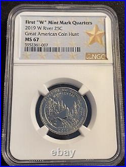 2019 W Ms 67 River Of No Return Quarter Ngc Awesome Coin! Low Pop