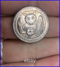 2020 National Park Bat Coin, American Samoa Rare US Coins