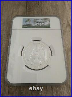 2020-P American Samoa Park 5 oz Silver ATB NGC SP70 First Releases TOP POP