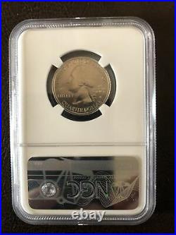2020 W American Samoa Park NP Quarter 25c NGC MS 66 Privy Mark V75 Bat Coin