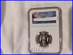 2020 W American Samoa Park NP Quarter 25c NGC MS 67 First Releases Bat Coin Flag