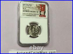2020 W Marsh Billings Rockefeller Quarter V75 Ngc Ms 66 Rare Coin! Low Mintage