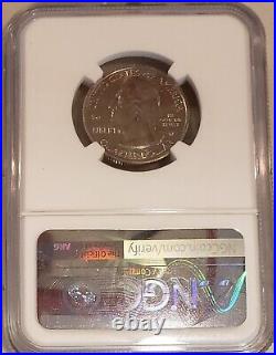 2020 W Marsh Billings Rockefeller Quarter V75 Ngc Ms 67 Rare Coin! Low Mintage