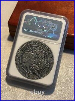 2021 Niue Romance Beauties Qiao First Releases 2oz Silver Coin NGC MS 70
