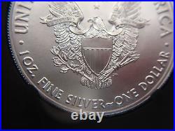 2021 Silver Eagle T-1 Ms70 First Day John Mercanti Beauty
