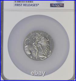 2022 Abduction of Europa Celestial Beauty 2oz Silver First Rele MS70 Low COA #5
