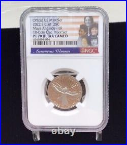 2022-S NGC PF70 Ultra Cameo American Women 5 Coin Set