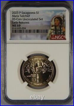 2023-P Sacagawea American Native Maria Tallchief Quarter NGC MS69 ER 20 Coin Unc