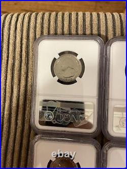 (4) 2019-W NGC MS64 Quarter-W San Antonio Great American Coin Hunt