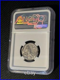 Attica Athens Owl Tetradrachm Coin Athena 440-404 BC Beautiful NGC AU Very Rare