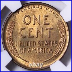 BU 1924 Lincoln Wheat Cent Penny NGC MS64 RB Beautiful Coin! FREE SHIPPING KCCM