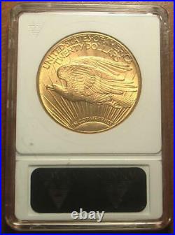 Beautiful 1911-D Gold $20 Saint Gaudens Double Eagle Coin ANACS MS62