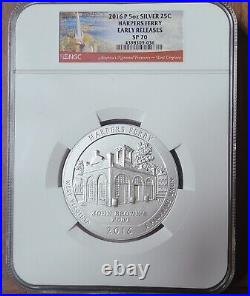 HARPERS FERRY EARLY RELEASE 2016-P AMERICA THE BEAUTIFUL SILVER 5 oz