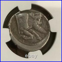 RARE 490-475 BC Gela Sicily SILVER Didrachm! NGC VF! Beautiful Sicilian Coin