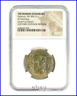 The Roman TetrarchyA Collection of Four NGC-Slabbed Coins With Beautiful Box