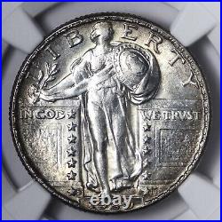 UNC 1929-D Standing Liberty Quarter NGC MS61 Beautiful Coin! OCFM